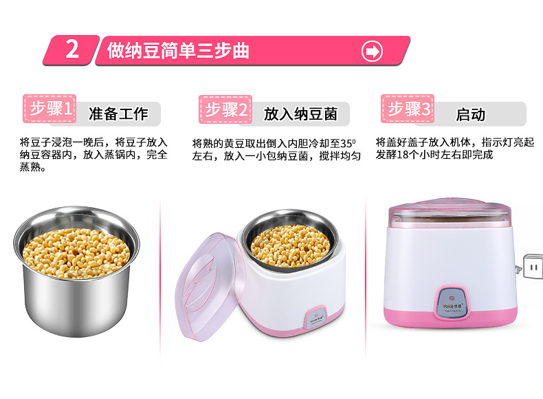 máy làm sữa chua kangaroo Máy làm sữa chua không gỉ đa chức năng Yoice / Youyi Y-SA11 - Sản xuất sữa chua 	máy làm sữa chua nhật bản