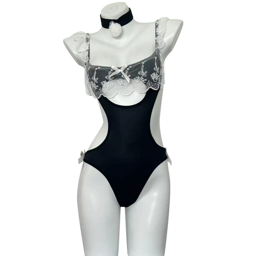 Сексуальное кружевное боди, дорожная униформа для выхода на улицу, эффект подтяжки, косплей