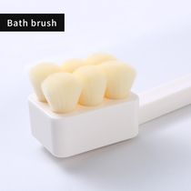 Export Japan bath brush long handle soft hair Body bath brush rub back rub bath artifact Do not ask for people bath brush rub bath towel