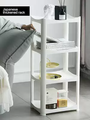 Japanese bathroom shelf Powder room Toilet Bathroom Bathroom Kitchen Plastic storage layer shelf Multi-layer floor-to-ceiling
