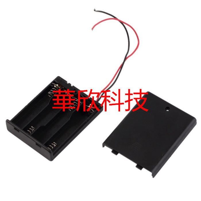 7 Number of 4-section battery case Four section 7 with switch with lid sub 4 Festival 7 Number of battery seats with thick wire