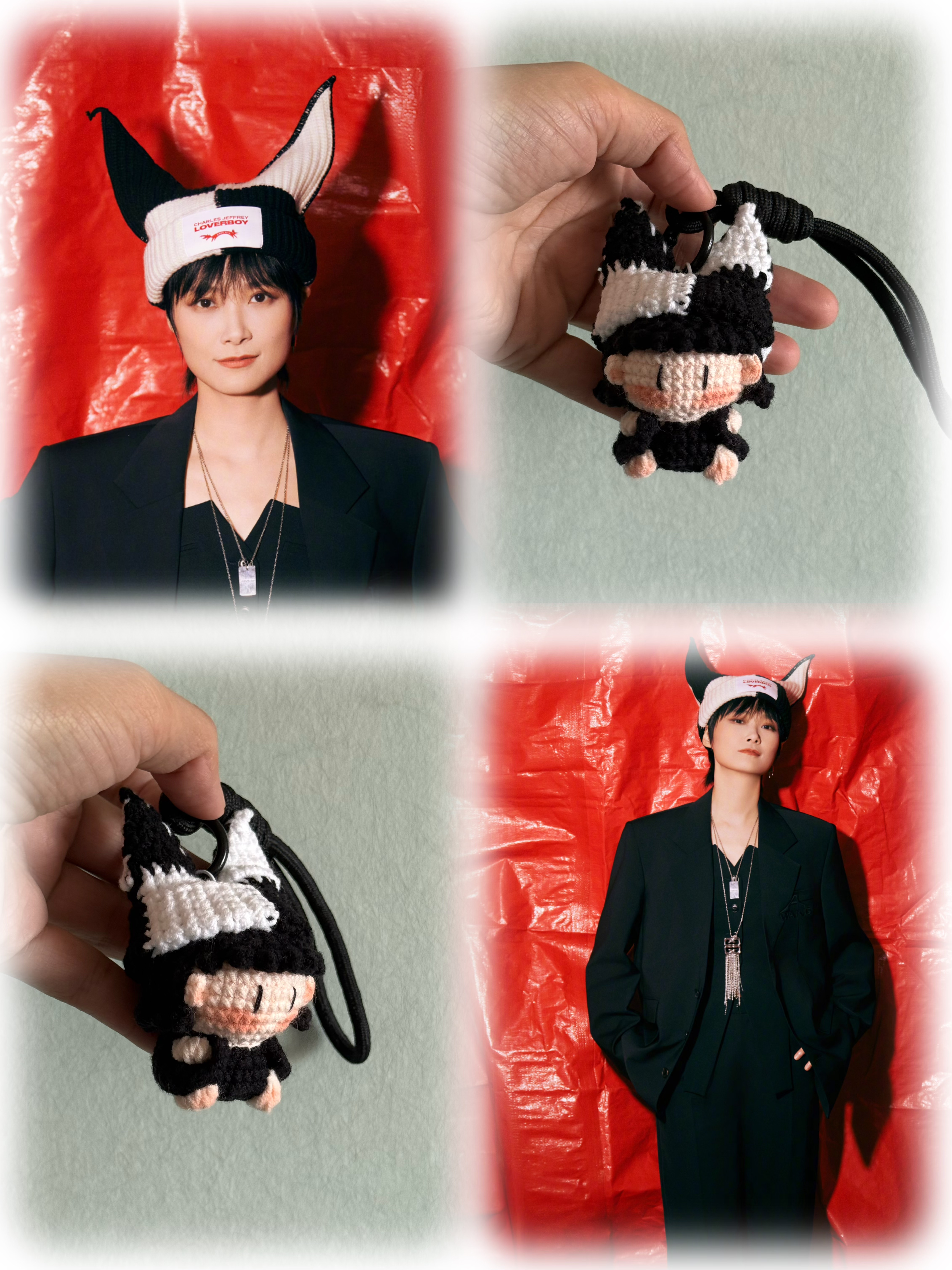 李玉春プラススタイルかぎ針編みペンダント - 友人、親友、またはファン仲間への贈り物