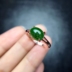 S925 sterling bạc nhẫn trống hỗ trợ hình bầu dục 5 * 76 * 87 * 98 * 10 trình diễn thời trang đơn giản với ngọc nữ dát nhẫn vàng 18k Nhẫn