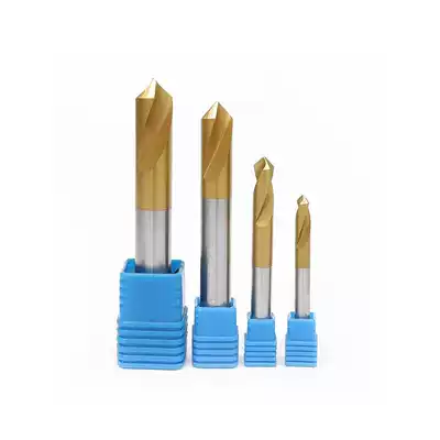 High-speed net titanium plated fixed-point drill Centering drill bit positioning 90 degrees 3 4 5 6 8 10 12
