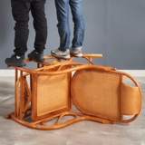 Стул качалка в Zhenjo Столк с балконом, стул в носовой стул, старик, Сяояо Тенгхейр, мебель ротан