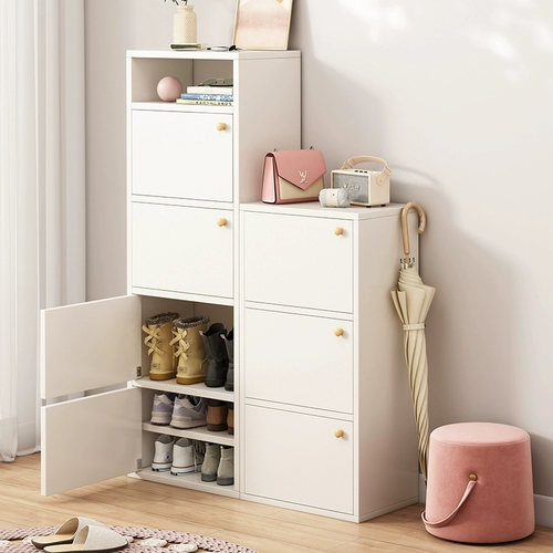 Начало запуска маленькой шкафу для обуви узкая дверь простая небольшая квартира Ультра -сеяная входная дверь 120 см высокой вертикальной узкой швы 40