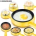 Omelette egg cook hấp trứng mini luộc trứng máy nhỏ cắm vào chảo rán tại nhà ăn sáng tạo tác 1 người Nồi trứng