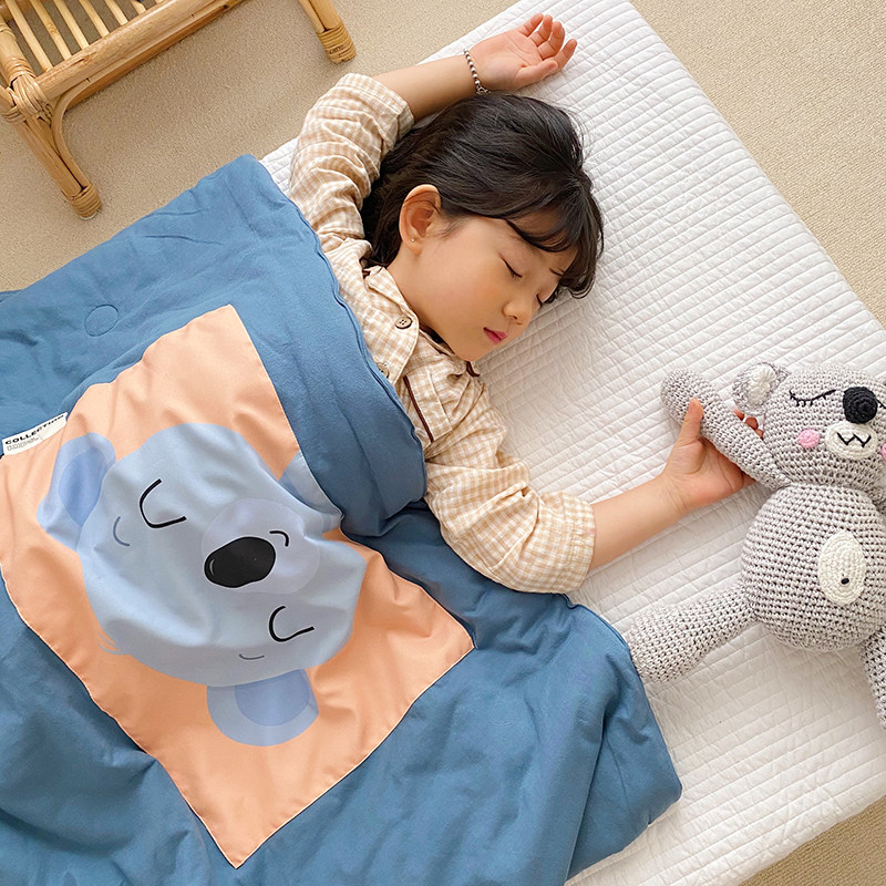 Baby children's quilt Summer cotton thin air-conditioning quilt Cartoon cotton spring and autumn quilt girl baby kindergarten nap