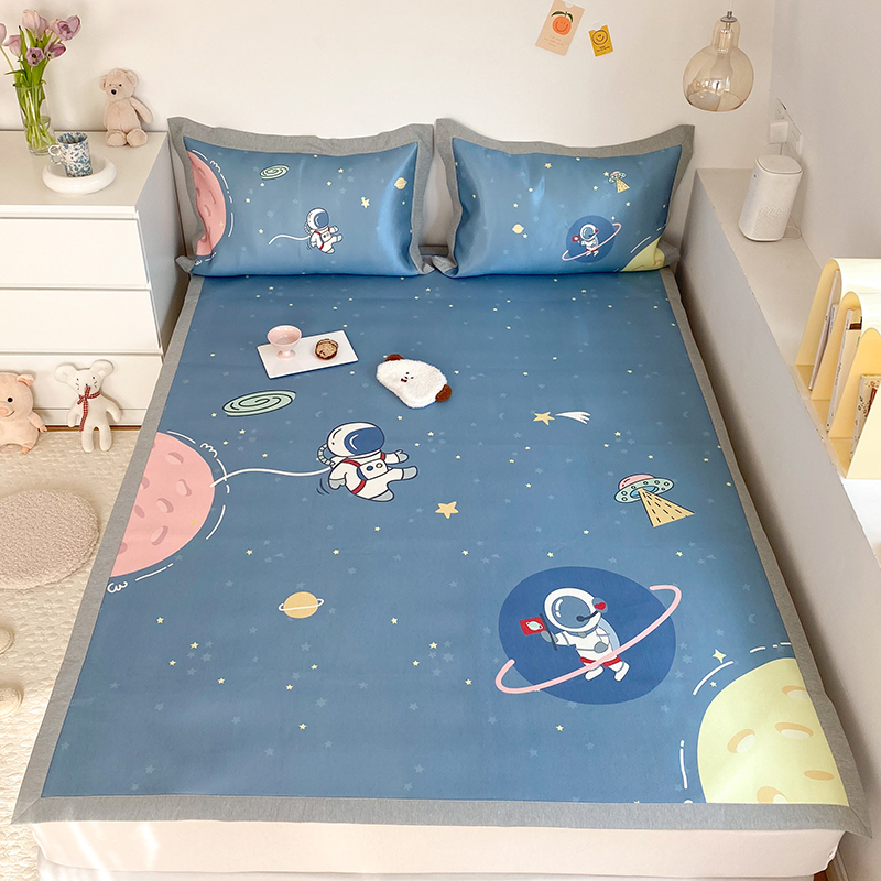 Washable children's cool mat 1 meter 2 astronaut ice wire 1 5 summer 1 35m bunk bed student air conditioning cool pod