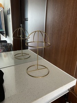 Adult metal hat rack clothing store hat rack adult display rack hat holder headgear display rack counter goods