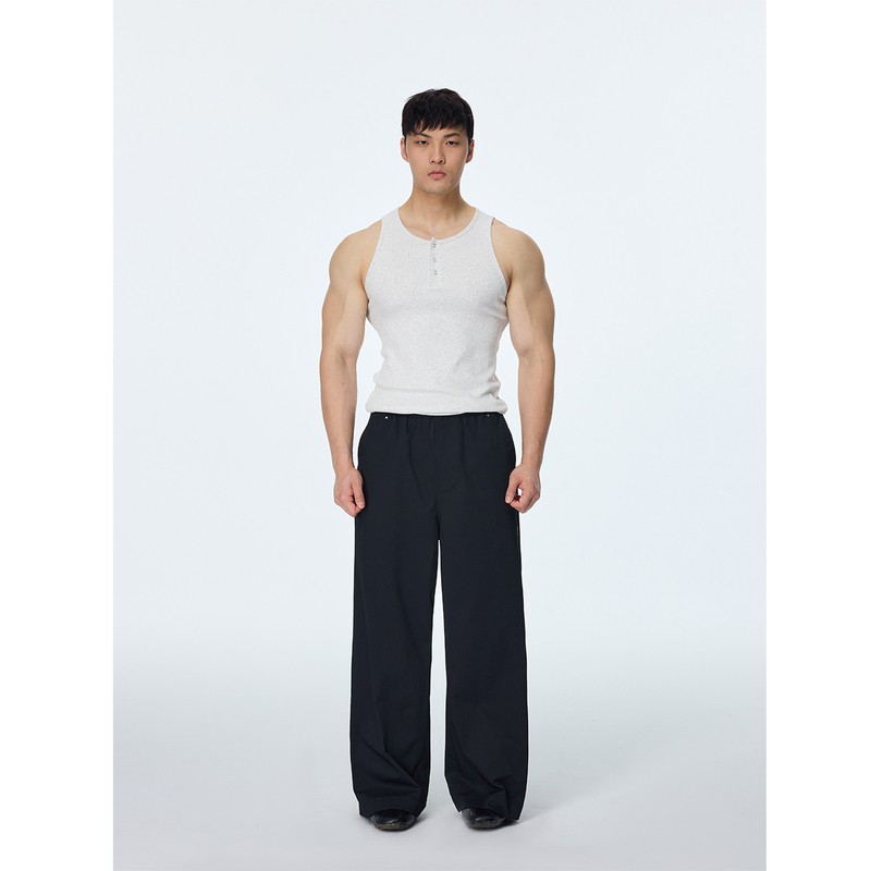 Afterglow Slim-Fit Floral Mesh U-Neck Commuter Vest Summer Metal Five-Clasp Open-Neck Fitness Tank Top Afterglow Slim-Fit Floral Mesh U-Neck Commuter Vest Summer Metal Five-Clasp Open-Neck Fitness Tank Top
