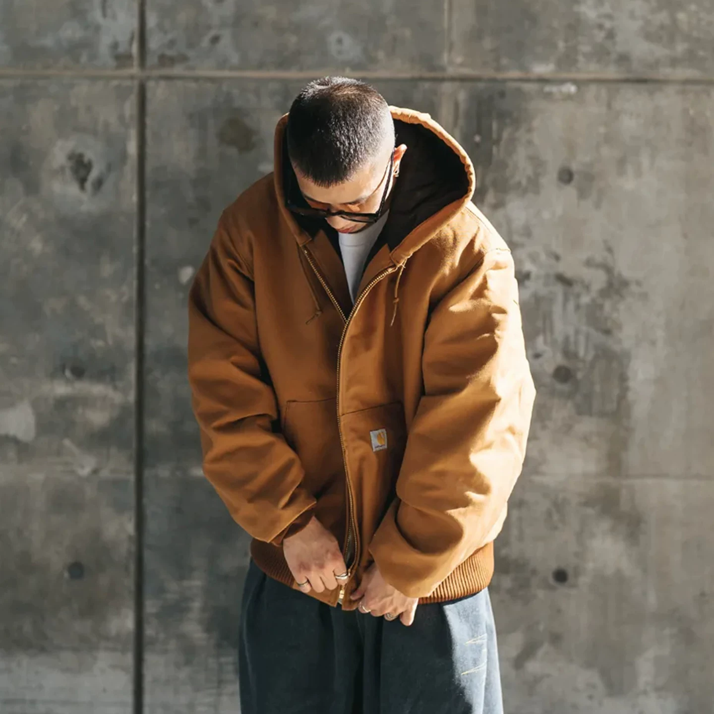 Пульсующая трендовая куртка Carhartt Carhartt J140 американская рабочая форма родной хлопковый жакет с капюшоном утолщенная куртка