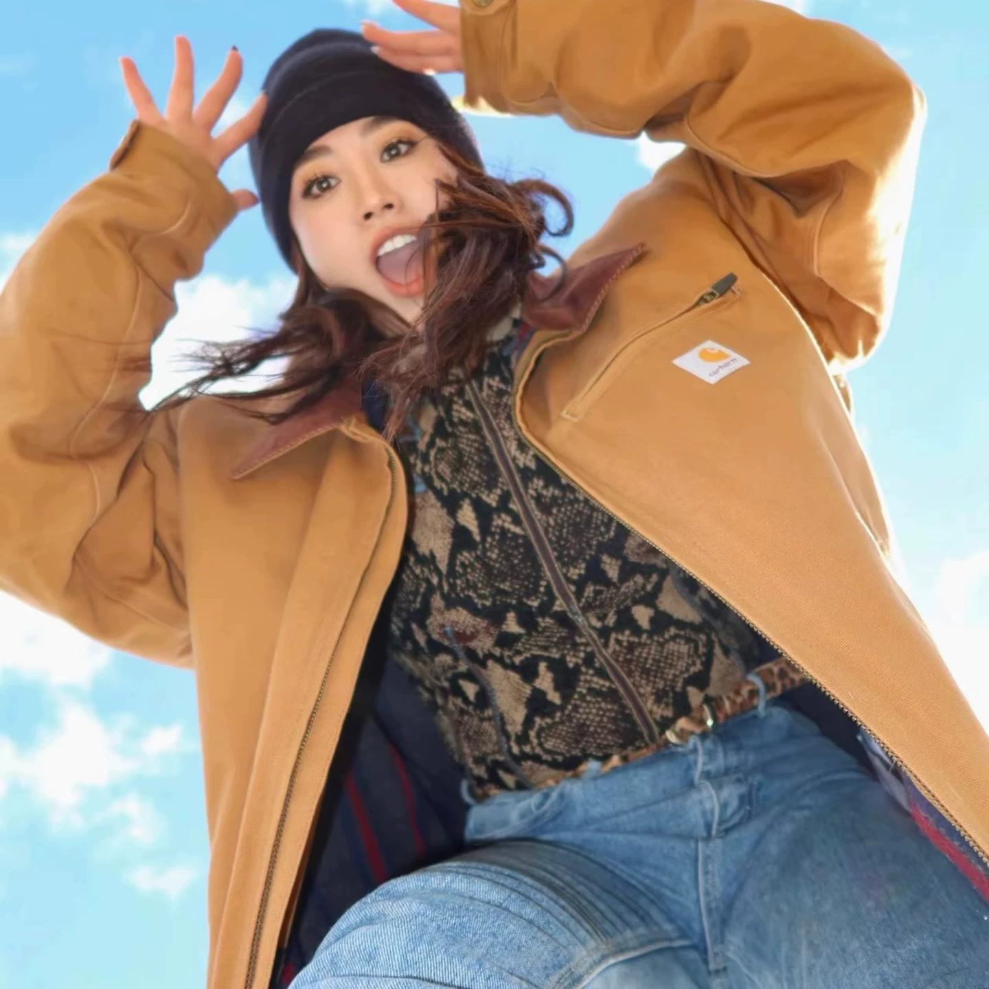 Подлинная куртка Carhartt Carhartt 103828 американская Detroit куртка Interstellar та же куртка