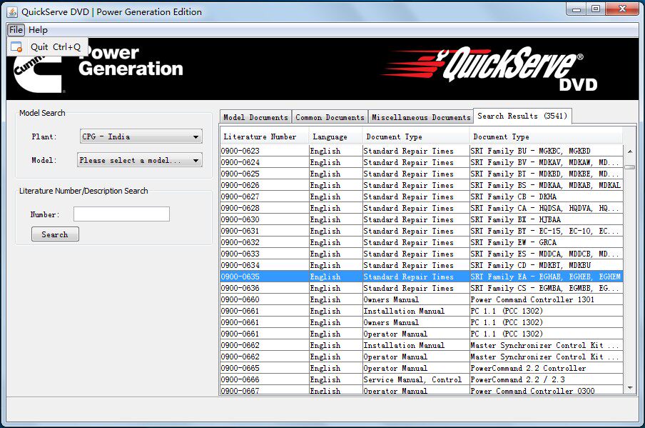 Cummins power generation QuickServe DVD 2012