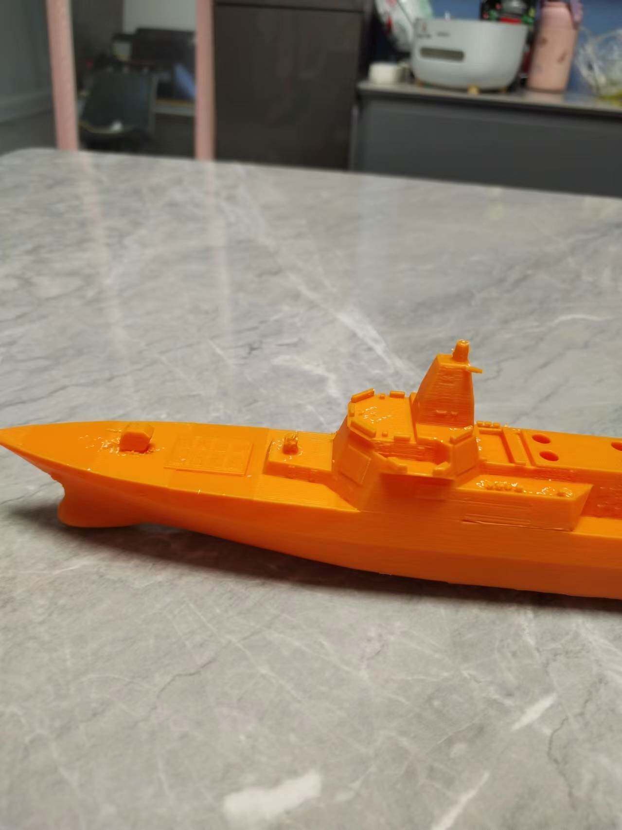 товар из китая 052d导弹驱逐舰模型航模军迷玩具摆件益智亲子游戏