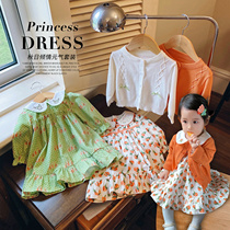 Chen Dayu L Mom Baby Dress Knitted Sweater Two Package Baby Dress Cover Out