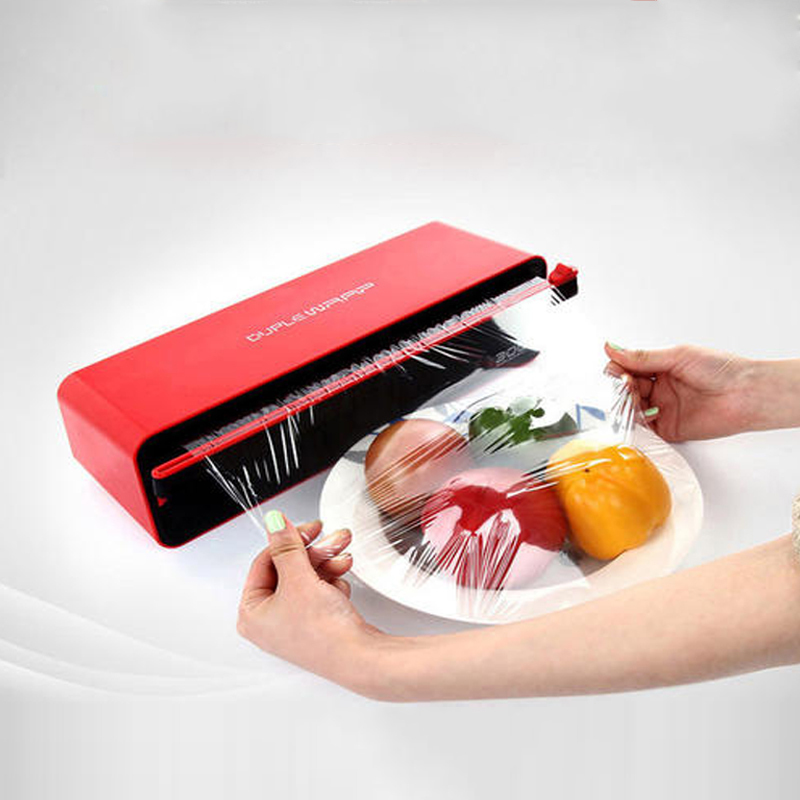 Korea imported seamless film cutter creative kitchen toolblade cutting box free gift replacement blade