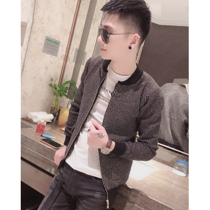 Spring Akins net red identical jacket men's social youth Korean version handsome and thin jacket for short and small code men's clothing