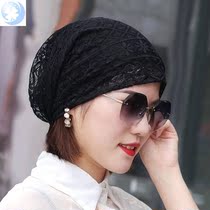 Back cluster headscarf fashion covering hairline hair accessories hats female hats hipster hats piled up caps hats breathable lace hollows
