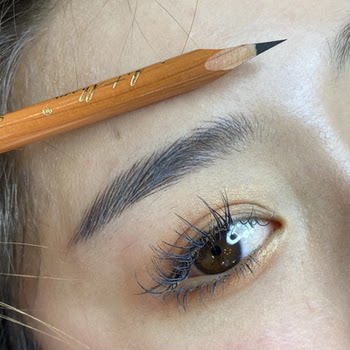 Aituoxiu Makeup Artist's Waterproof and Sweat-Proof Wild Eyebrow Pencil with Clear Line Design, Professional Eyebrow Pencil for Tattoo Artists