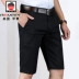 AEMAPE Quần short thông thường của Apple Tencel Mùa hè dành cho nam giới kinh doanh mỏng manh Quần dài 5 phút - Quần short quan jean nam Quần short