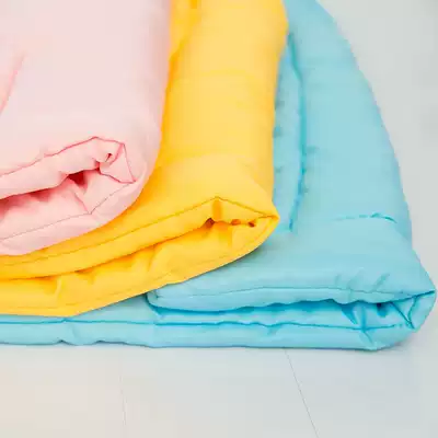 Children's tent with floor mat Children's room solid color cotton mat indoor 3-4CM thick climbing mat