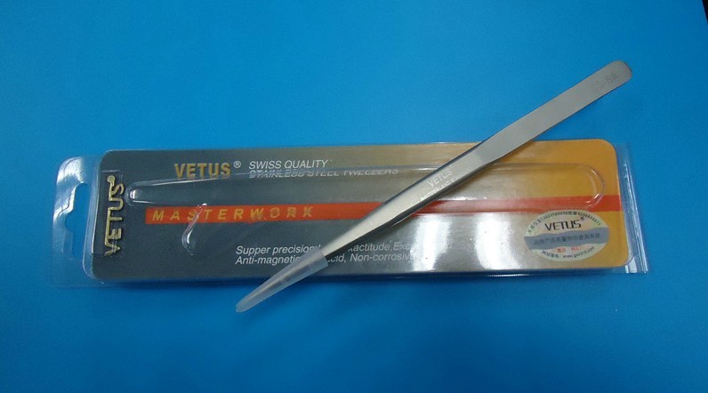 Original dress Swiss VETUS ultra fine tweezers ultra-precise thickened tweezers SS-SA fake one penalty ten
