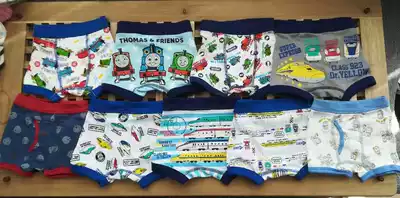 Daily new Shinkansen children cotton four-corner underwear baby cartoon four-corner underwear 90-95-100 yards-6