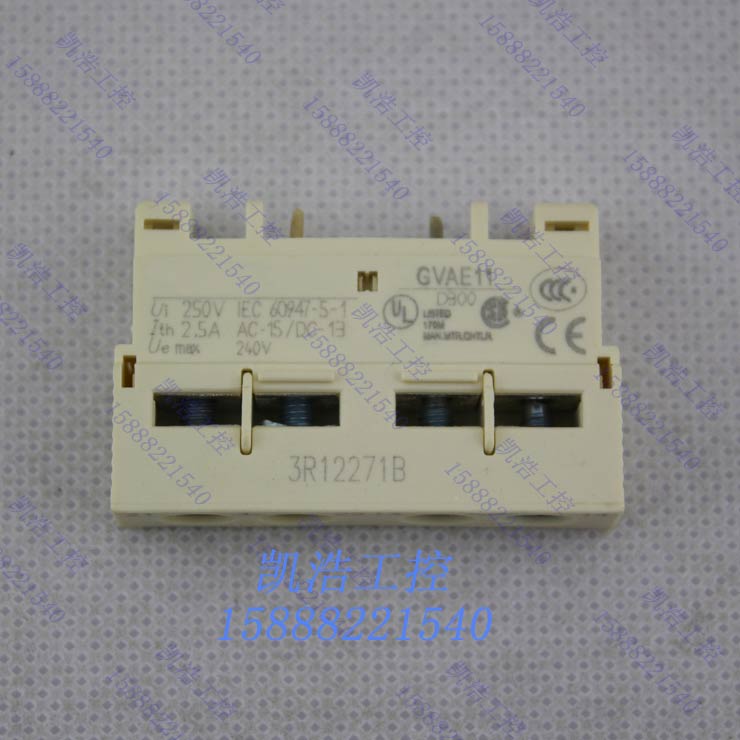 Auxiliary contact point GVAE11 open and close frontal auxiliary contact GV2 motor breaker accessory