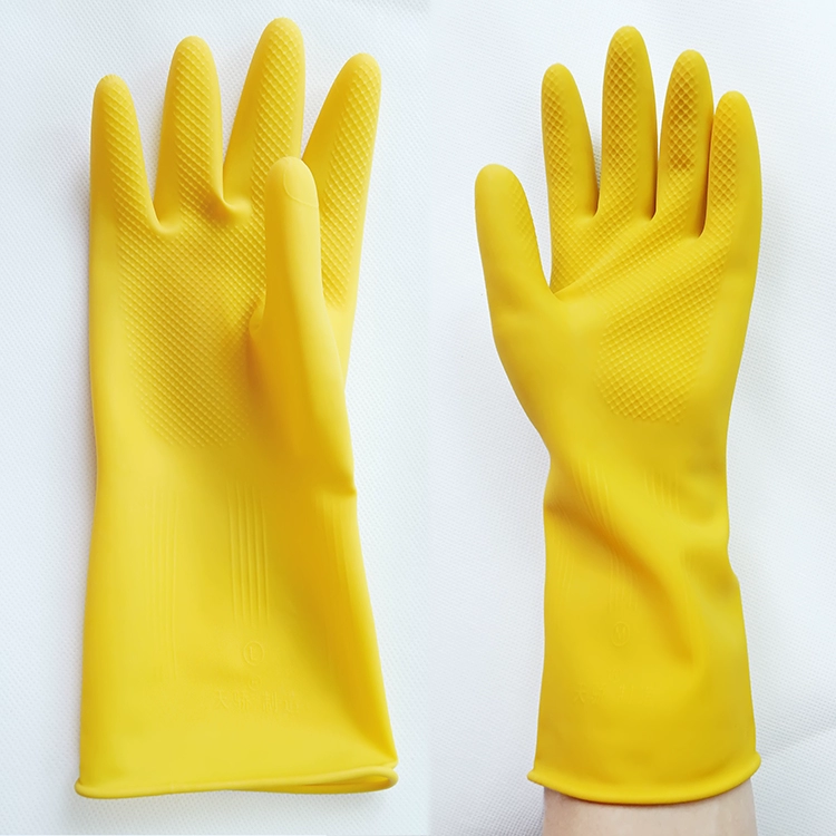 găng tay y tế bán lẻ 5 đôi 10 đôi găng tay gân bò thương hiệu Shuhui cao su latex làm việc nhà rửa bát đĩa giặt quần áo nhựa cao su chống nước bao tay cao su bao tay cao su
