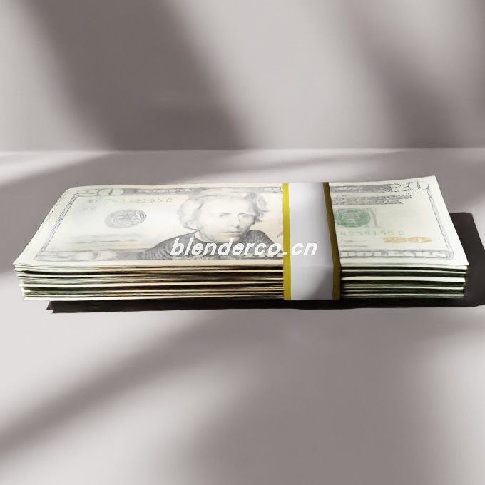 blender20美元钞票模型_blender布的02