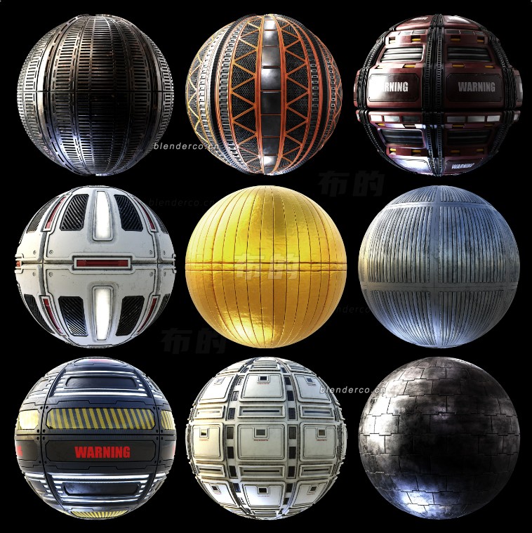 blender科幻材质预设_blender布的24