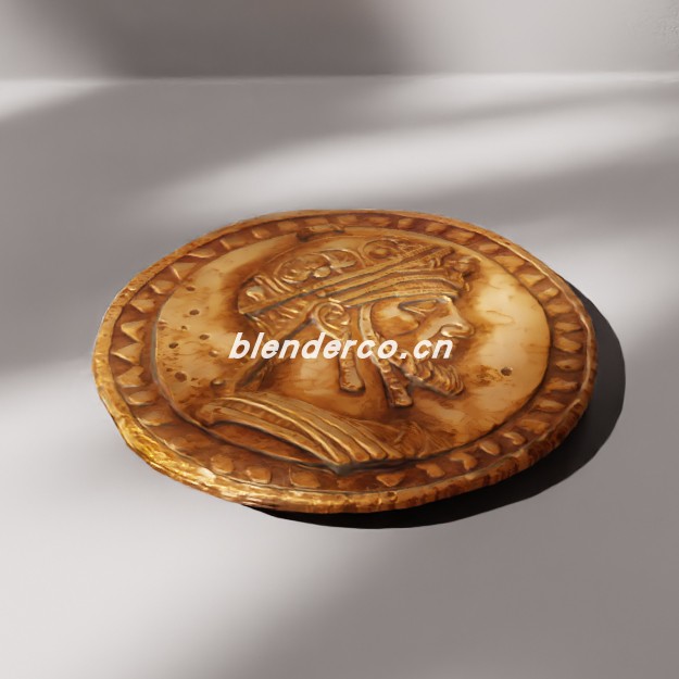 blender硬币模型_blender布的45