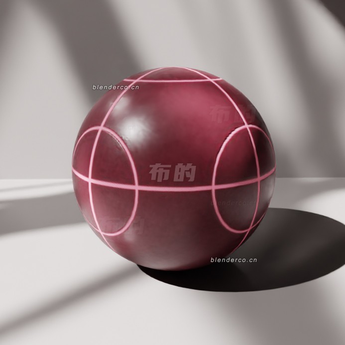 blender 地掷球圈模型_blender布的09