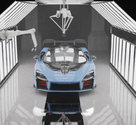 跑车室内渲染场景 教程+源文件