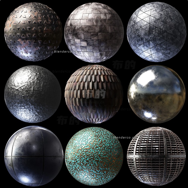 blender金属材质预设_blender布的41