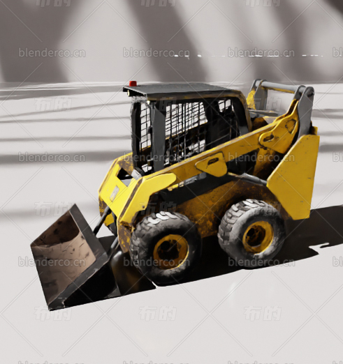 blender挖掘机blender布的模型32