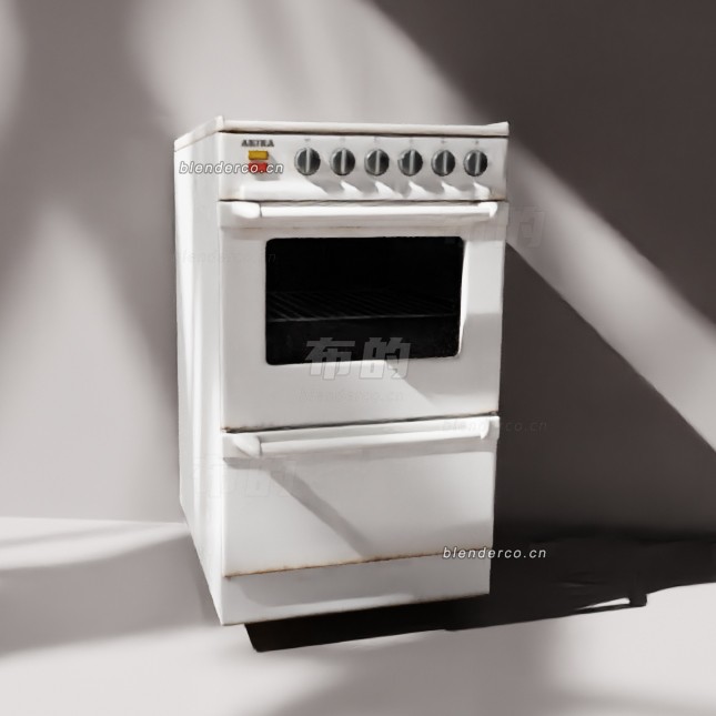 blender电炉模型_blender布的69