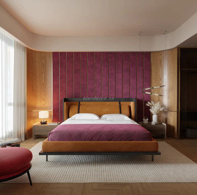 现代风格卧室