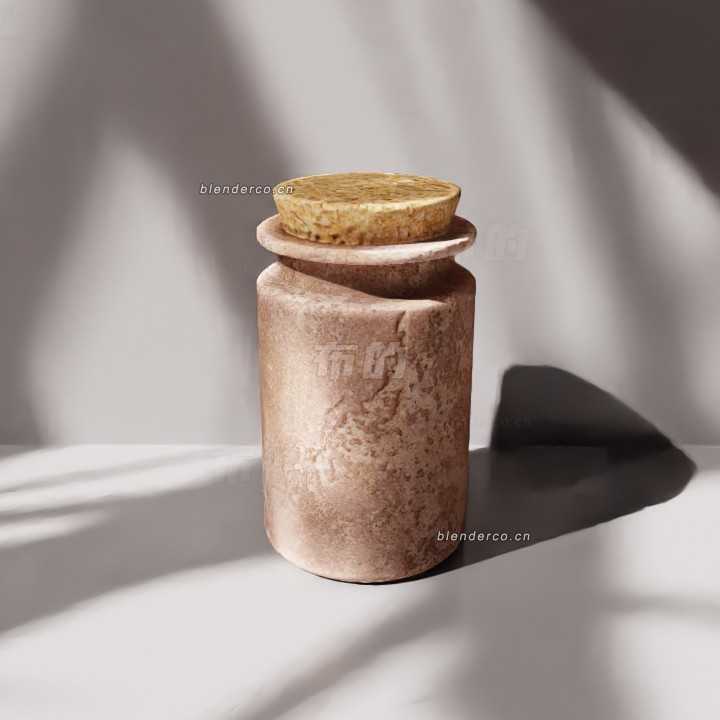 blender草药瓶#2模型_blender布的19