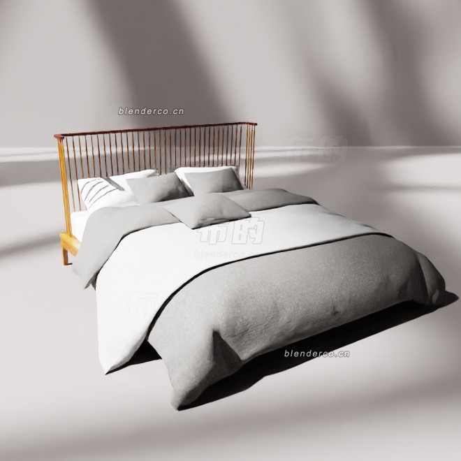blender床模型_blender布的59