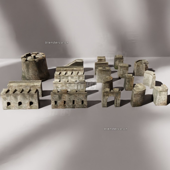 blender堡垒模型_blender布的130
