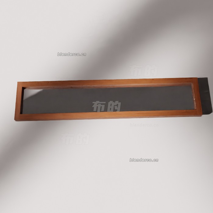 blender三角形镜子模型_blender布的02