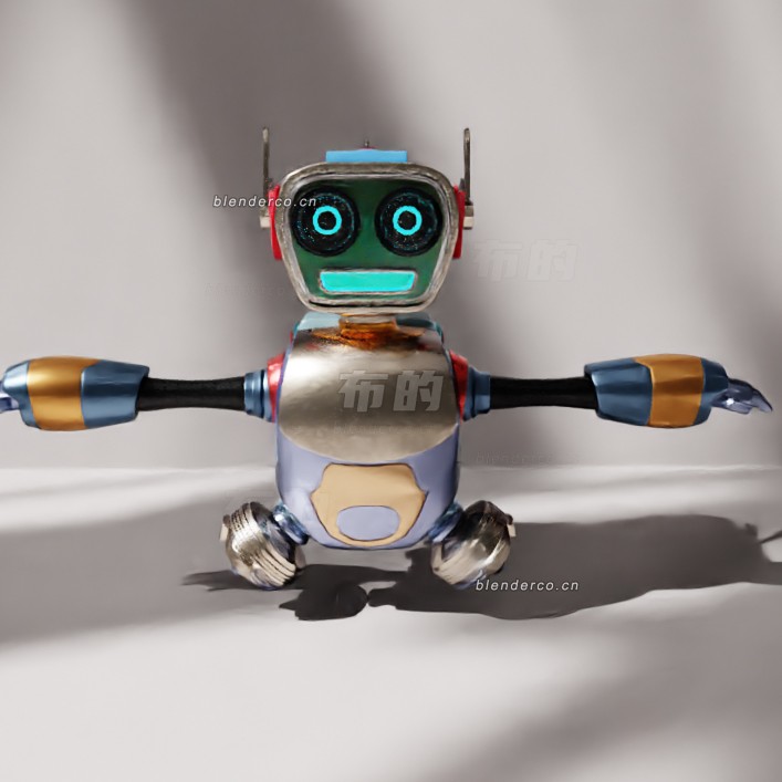 blender小罗比模型_blender布的10