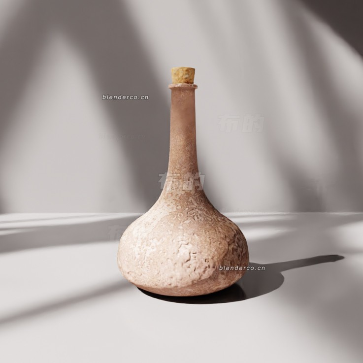 blender草药瓶#1模型_blender布的17