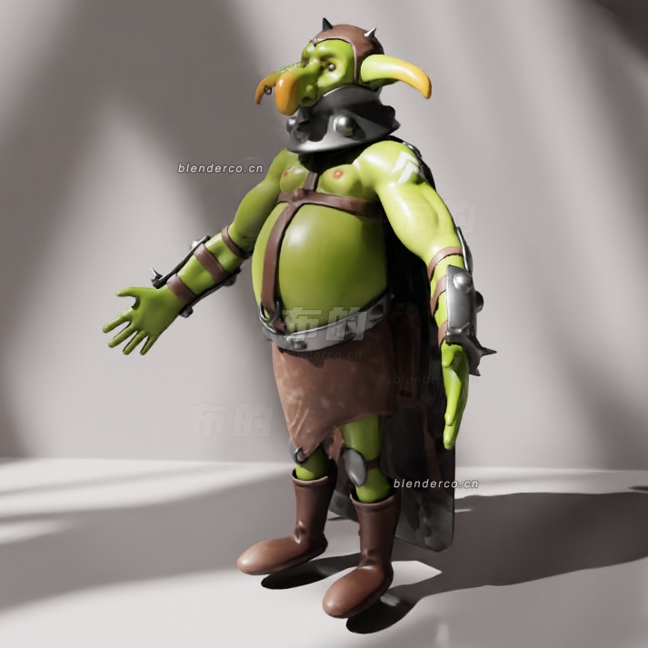 blender人形鸟类怪兽模型_blender布的18