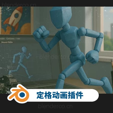 Blender 定格动画风格插件Stop-O-Motion v1.7