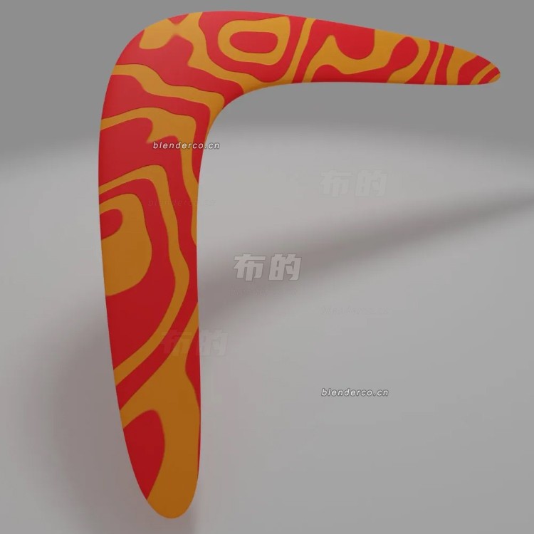 blender回旋镖模型_blender布的30