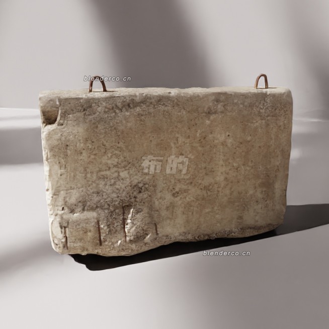 blender混凝土石堆模型_blender布的57