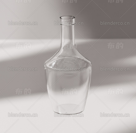 blender玻璃瓶blender模型 布的网免费下载1